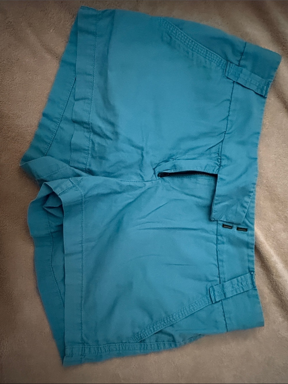 J. Crew Women's Teal Flat-Front Shorts